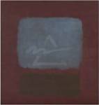 No. 37/No. 19 (Slate Blue and Brown on Plum), 1958 by Marc Rothko