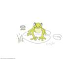 Nutshell Frog by Green Girl Canvas