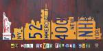 NYC License Plate Art Skyline 911 Version by Design Turnpike