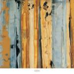 Ochre, Blue Overlay I by Sarah West