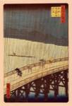 Ohashi Bridge in the Rain by Utagawa Hiroshige
