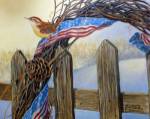 Old Glory Morning by Carol Decker