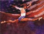 Olympic Gymnast by Michael C. Dudash
