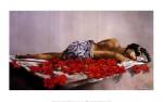 On a Bed of Hibiscus by Deloffre