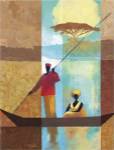 On the River I by Keith Mallett