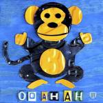 Oo Ah Ah The Monkey by Design Turnpike
