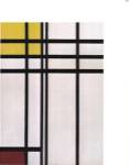 Opposition of Lines: Red and Yellow by Piet Mondriaan
