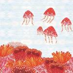 Orange Jelly Fish by Sarah Millin