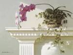 Orchid On Mantle by Zhen-Huan Lu