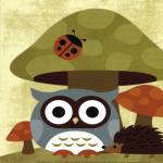 Owl and Hedgehog by Nancy Lee
