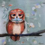 Owl I by Ninalee Irani