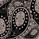 Paisley Party Beige by Mindy Sommers