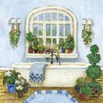 Pampered Bath II by Charlene Olson