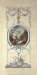 Panelled Detail of Doves by A. Peyrotte