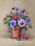 Pansy Pot by Barbara Mock