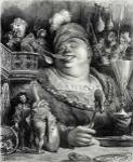 Pantagruel's meal by Gustave Dore
