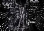 Park Avenue at Night, NYC by Henri Silberman