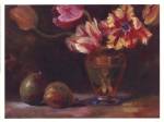 Parrot Tulips With Pears by Shari White