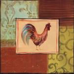 Patchwork Rooster III by Jennifer Sosik