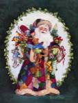 Patchwork Santa by Barbara Mock