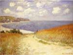Path in the Wheat at Pourville, 1882 by Claude Monet
