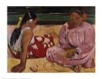 Paul Gauguin - Women of Tahiti Size 24x18 by Paul Gauguin