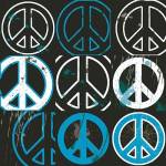 Peace Mantra (blue) by Erin Clark