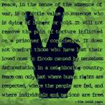 Peace Sign II by Sylvia Murray