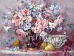 Pears and Posies by Barbara Mock