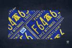 Pennsylvania License Plate Map by Design Turnpike