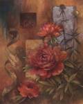 Peony Montage by Elaine Vollherbst-Lane