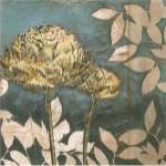 Peony on Blue I by Megan Meagher