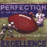 Perfection - Football by Robert Downs