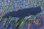 Petroglyph Sperm Whale by Alan Syliboy