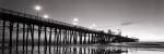 Pier Night Panorama II - mini by Lee Peterson