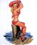 Pin-Up Girl in Pink by Joyce Ballantyne