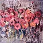 Pink Floral Frenzy I by Alan Hopfensperger