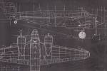 Plane Blueprint I by Marco Fabiano