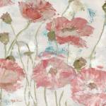 Poppies in the Wind Blush Square by Marie-Elaine Cusson