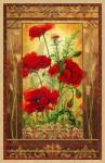 Poppy Field II In Frame by Janet Stever