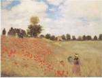 Poppy Fields by Claude Monet