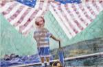 Portion of a mural in Lompoc, California