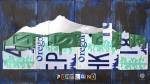 Portland Skyline License Plate Art by Design Turnpike
