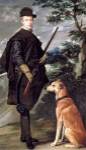 Portrait of Cardinal Infante Ferdinand of Austria with Gun and Dog, 1632 by Diego Velazquez