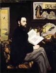 Portrait of Emile Zola by Edouard Manet