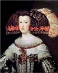 Portrait of Queen Maria Anna  of Spain by Diego Velazquez