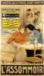 Poster advertising 'L'Assommoir' by Theophile-Alexandre Steinlen