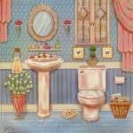 Powder Room IV by Shari Warren