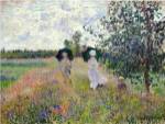 Promenade near Argenteuil, 1873 by Claude Monet