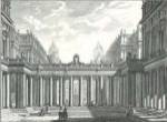 Prospetto d'un regio Cortile by Francesco Piranesi